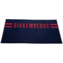 Bikkembergs Logo Beach Towel - Navy - Red