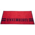 Bikkembergs Logo Beach Towel - Navy - Red