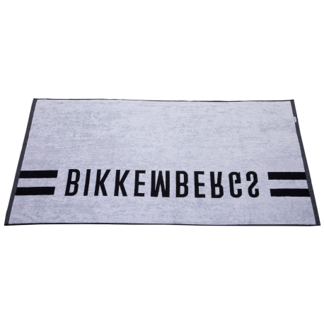 Bikkembergs Drap de Bain Logo Noir - Blanc