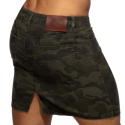 Addicted Cotton Skirt - Camouflage