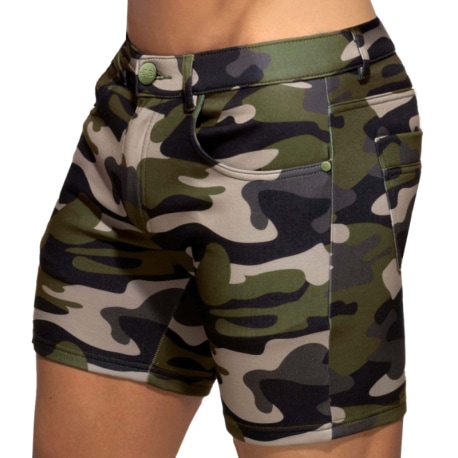 ES Collection Svelte Microfiber Shorts - Camouflage