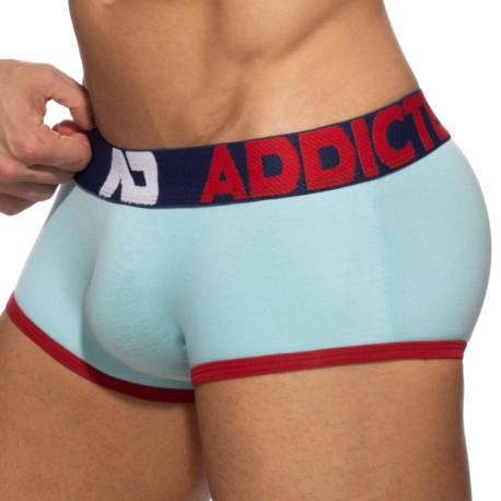 Addicted Lot de 3 Boxers Seamless Rose - Bleu - Jaune