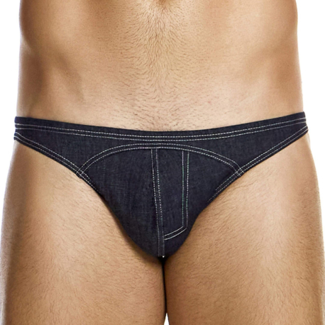 Modus Vivendi Denim Low Cut Briefs - Blue