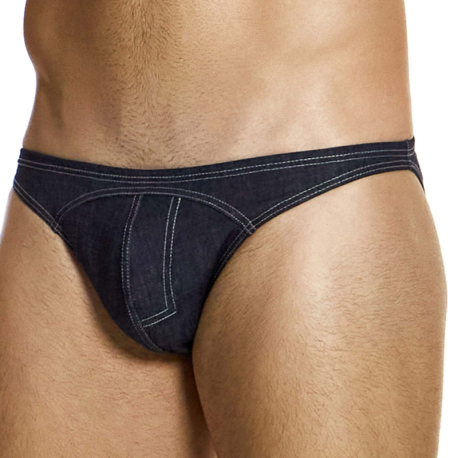 Modus Vivendi Denim Low Cut Briefs - Blue