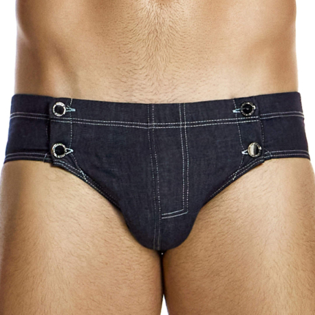 Modus Vivendi Denim Classic Retro Briefs - Blue