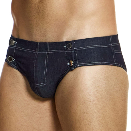 Modus Vivendi Denim Classic Retro Briefs - Blue