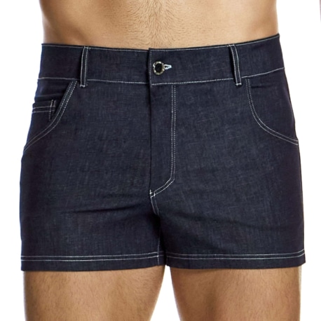 Modus Vivendi Short Denim Bleu