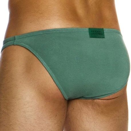 Modus Vivendi Bamboo Low Cut Briefs - Green