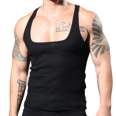 Andrew Christian Queer Castro Tank Top - Black