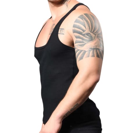 Andrew Christian Queer Castro Tank Top - Black