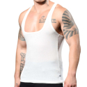 Andrew Christian Queer Castro Tank Top - White