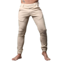 Andrew Christian Pantalon Jogger Skinny Chino Beige