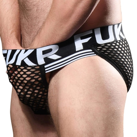 Andrew Christian Slip Almost Naked Net FUKR Noir