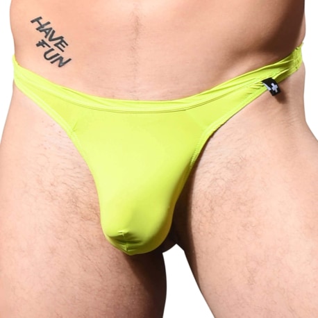 Andrew Christian Almost Naked Traveler Thong - Lime