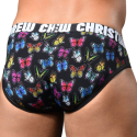 Andrew Christian Almost Naked Butterflies Briefs - Black