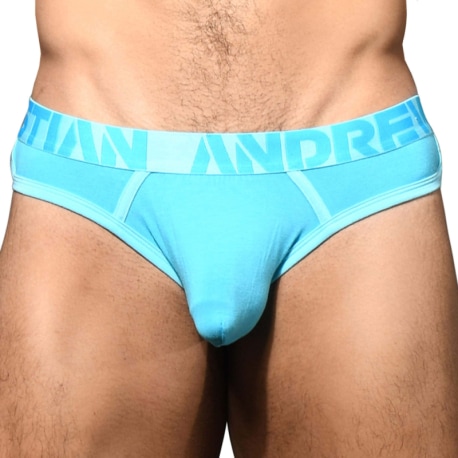 Andrew Christian Almost Naked Bamboo Retro Briefs - Aqua