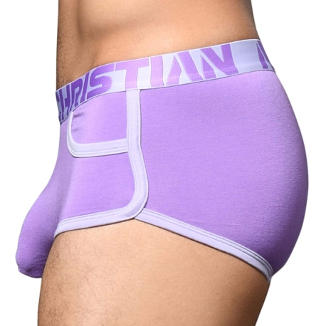 Andrew Christian Almost Naked Bamboo Pocket Trunks - Lavender