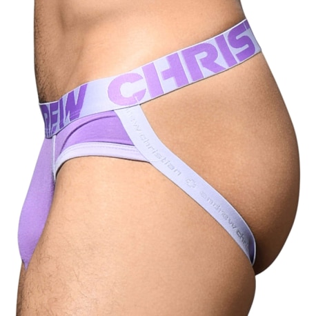 Andrew Christian Almost Naked Bamboo Retro Jock - Lavender