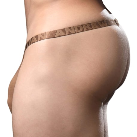 Andrew Christian Almost Naked Lust Modal Thong - Brown