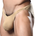 Andrew Christian Almost Naked Deep V Cut Briefs - Beige