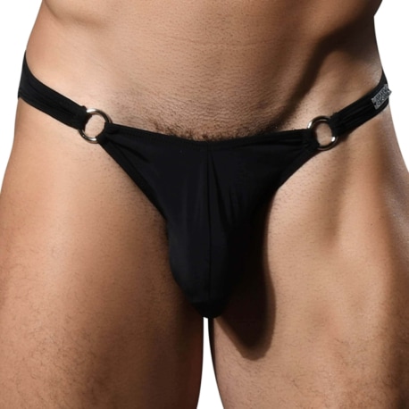 Andrew Christian Almost Naked Low Cut Ring Briefs - Black