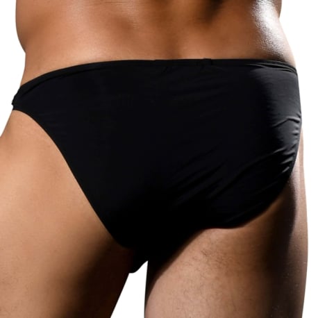 Andrew Christian Almost Naked Low Cut Ring Briefs - Black