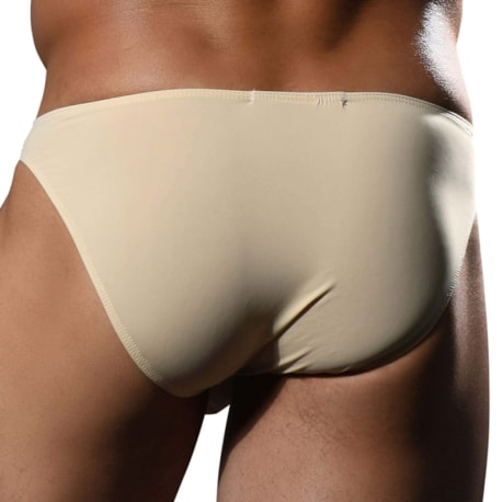 Andrew Christian Almost Naked Low Cut Ring Briefs - Sand