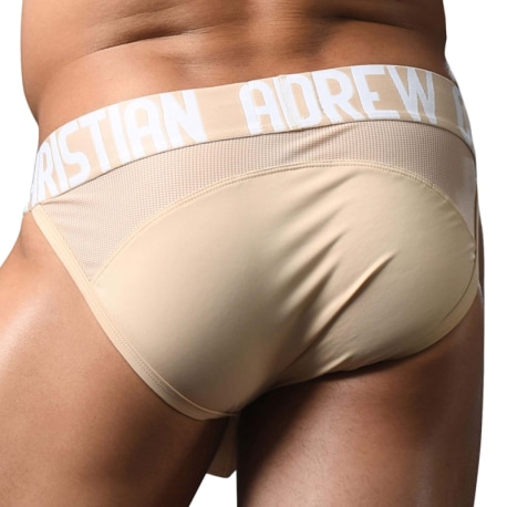 Andrew Christian Breeze Sports Briefs - Sand