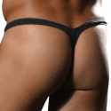 Andrew Christian Almost Naked Deep V Cut Thong - Charcoal