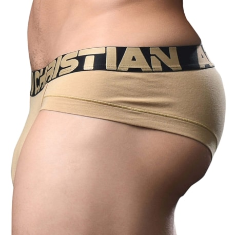 Andrew Christian Almost Naked Bubble Butt Briefs - Beige