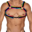 CUT4MEN H4RNESS Neo Harness - Black - Rainbow