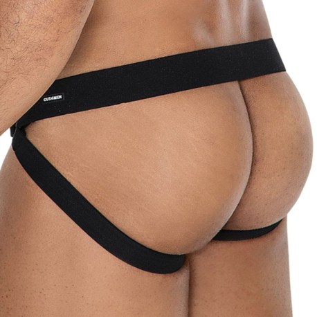 CUT4MEN Snap Jock - Black