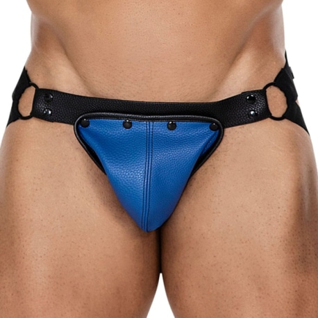 CUT4MEN Jock Strap Snap Bleu