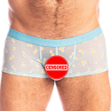 L'Homme invisible Paradiso Hipster Push-Up Trunks - Sky Blue