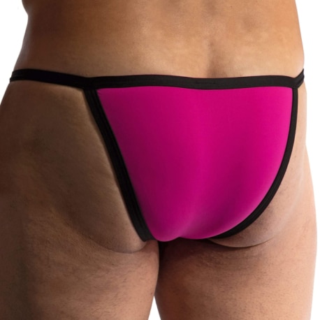 Manstore M2417 Cheeky Tanga Briefs - Magenta