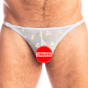 L'Homme invisible Paradiso Striptease Thong - Sky Blue