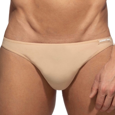 Addicted Bikini Cotton Briefs - Skin