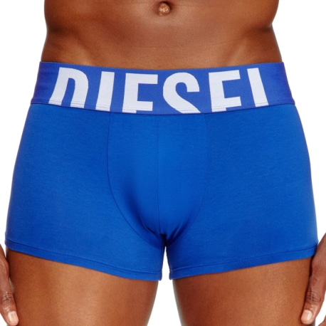 Diesel Bold Logo Cotton Boxer Briefs - Blue