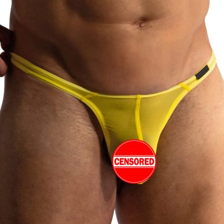 Manstore M2416 Tower Thong - Lemon