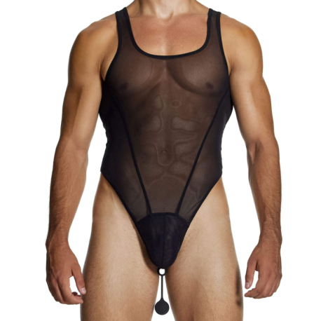 Modus Vivendi Muslin Pleasure Bodysuit - Black