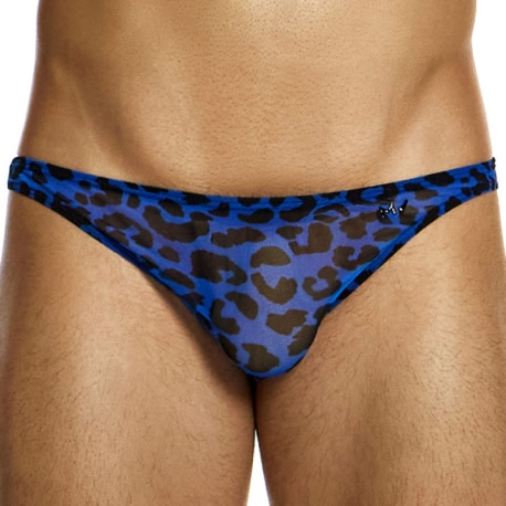 Modus Vivendi Leopard Low Cut Briefs - Blue