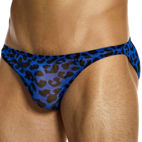 Modus Vivendi Slip Low Cut Léopard Bleu