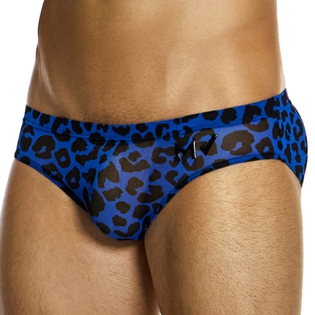 Modus Vivendi Slip Léopard Bleu