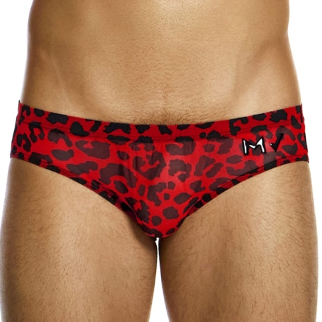 Modus Vivendi Slip Léopard Rouge