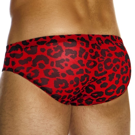 Modus Vivendi Leopard Briefs - Red