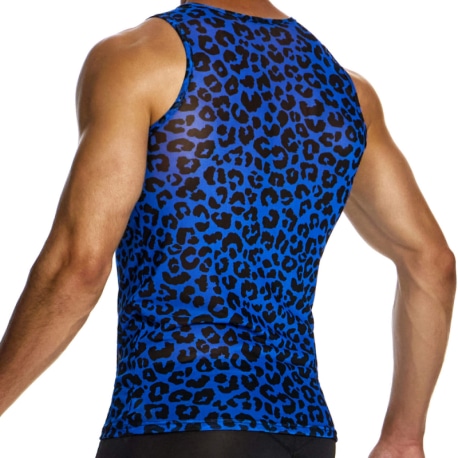 Modus Vivendi Leopard Tank Top - Blue