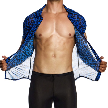 Modus Vivendi Leopard Shirt - Blue