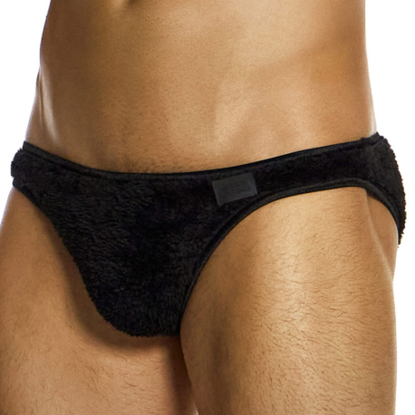 Modus Vivendi Fur Low Cut Briefs - Black