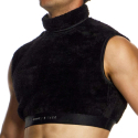 Modus Vivendi Crop Top Fourrure Noir