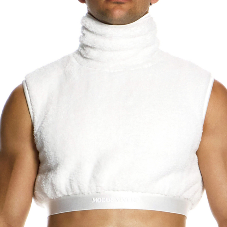 Modus Vivendi Fur Crop Top - White